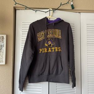 ECU East Carolina grey hoodie